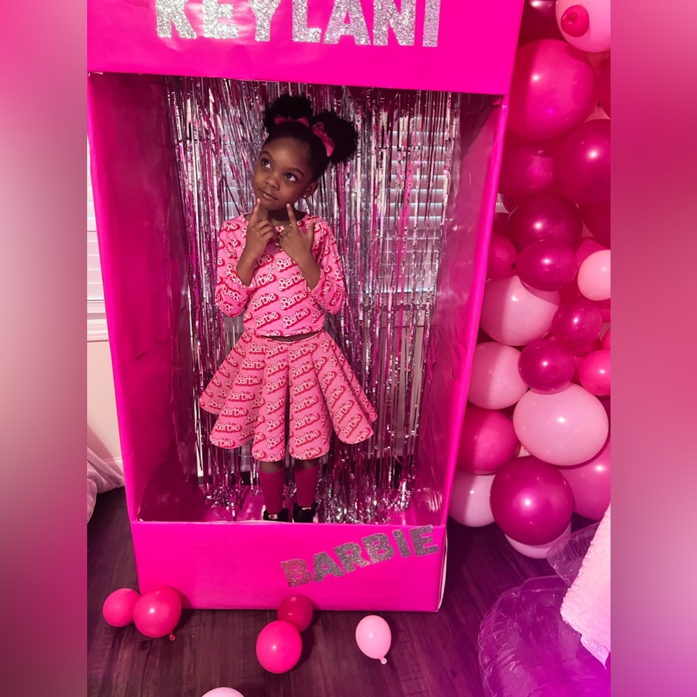Barbie themed birthday outfit 💖